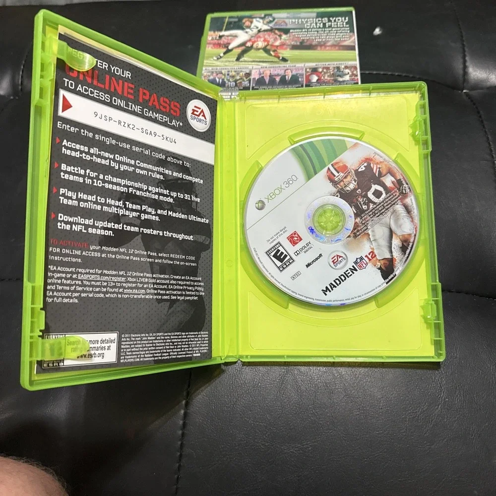 Madden NFL Xbox 360 (Madden 11, 12, 13, 15) (TESTED/WORKING) Same Day Shipping